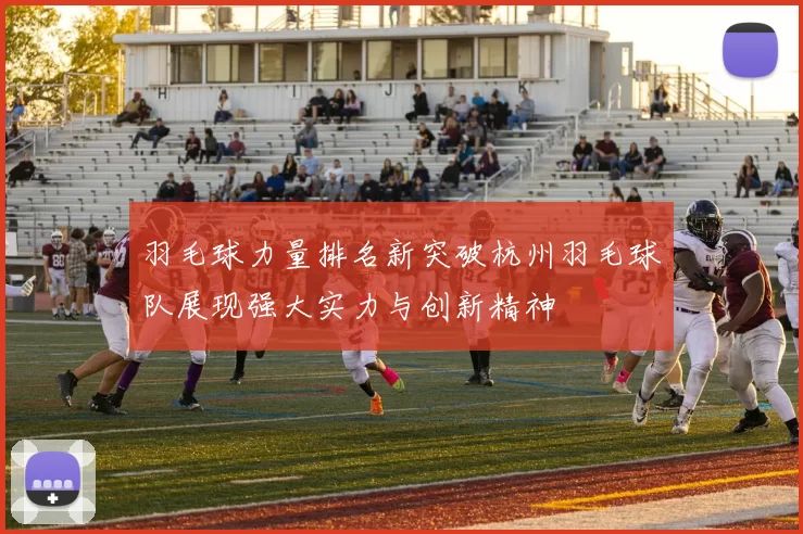 羽毛球力量排名新突破杭州羽毛球队展现强大实力与创新精神
